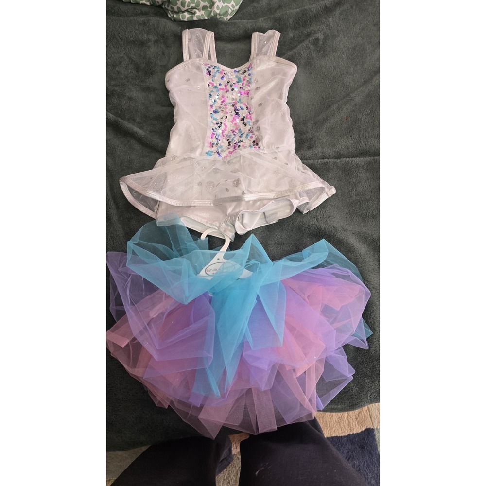 Curtain Call Costumes "Happy and You Know It" Dance Costume –Style E1307 Size S